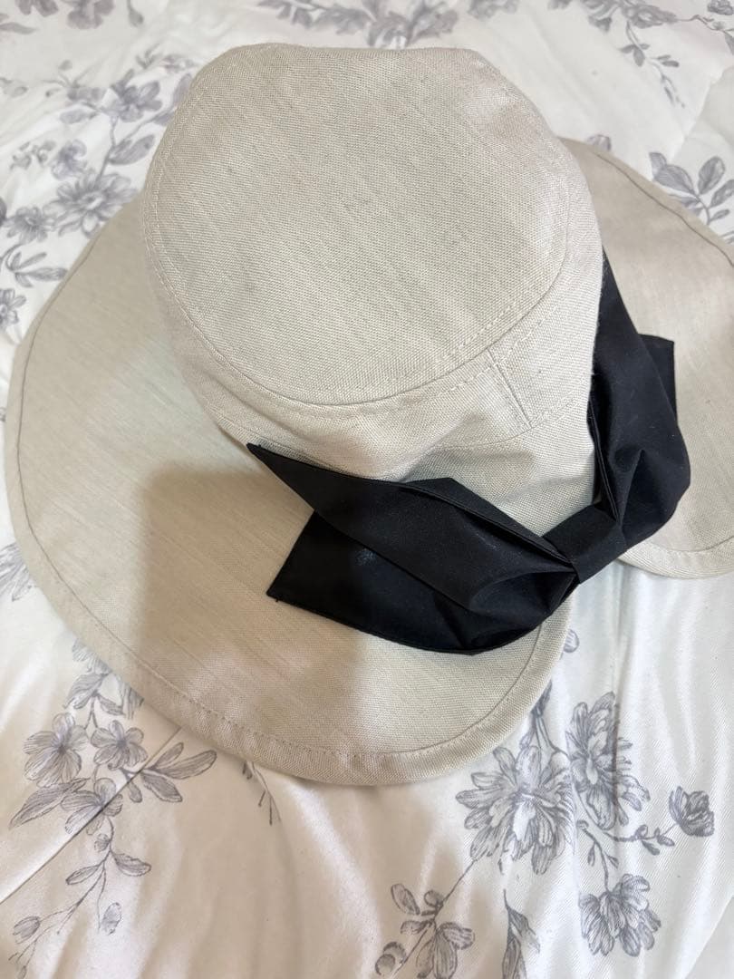 サンバリア100 リボンハット　未使用 帽子　遮光100