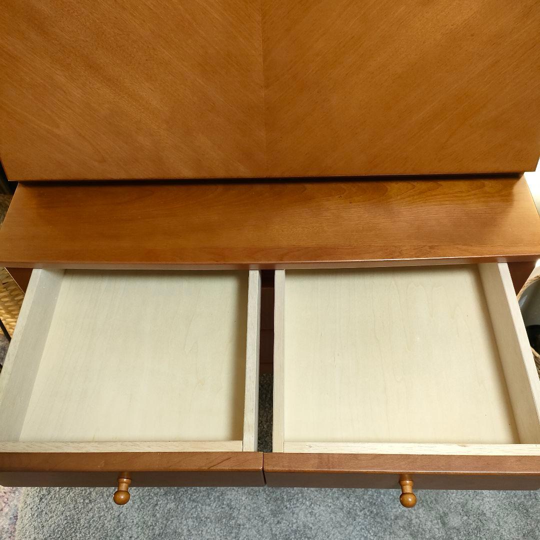 【希少】マルニ木工 ヴィンテージ ライティングビューローデスク キャビネット