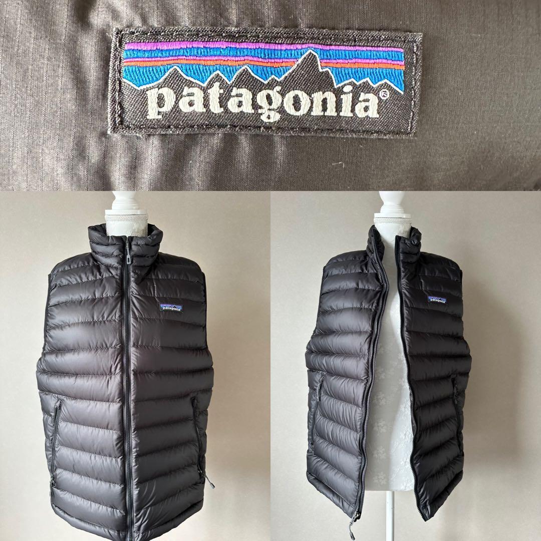 patagonia ★定番ブラック ★ダウンベスト★軽量