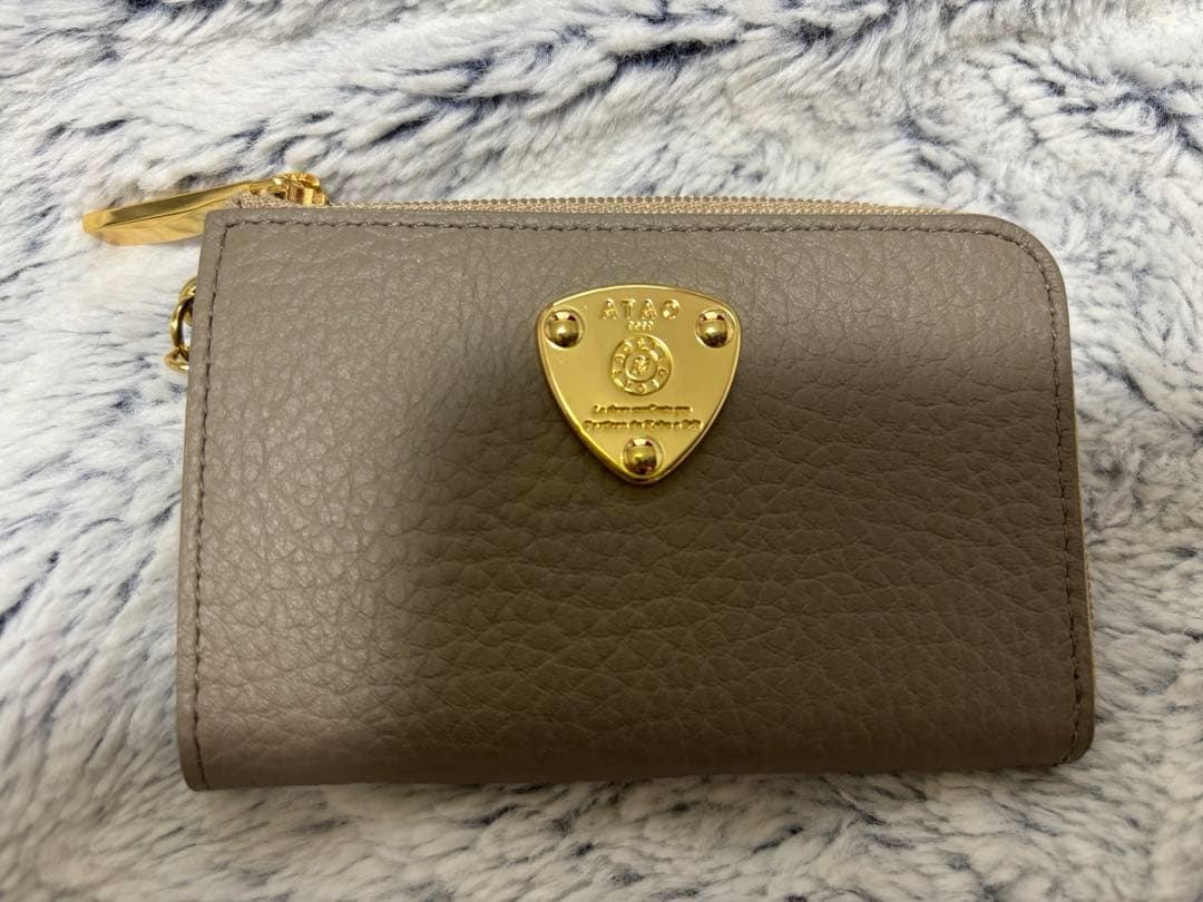 【備品】ATAOアタオ ベル ★キーケース★ グレージュ