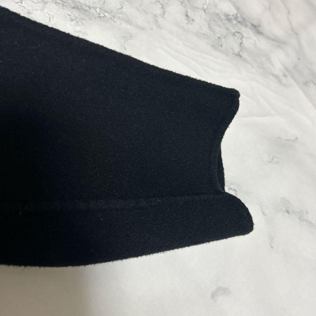 Deuxieme Classe ドゥーズィエムリバーノーカラーコート　ブラック