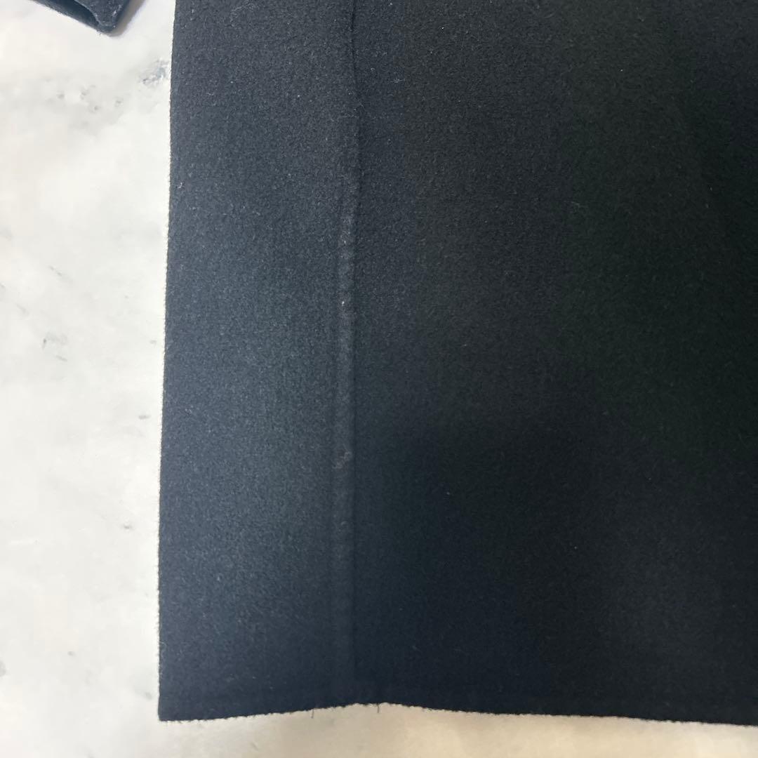 Deuxieme Classe ドゥーズィエムリバーノーカラーコート　ブラック