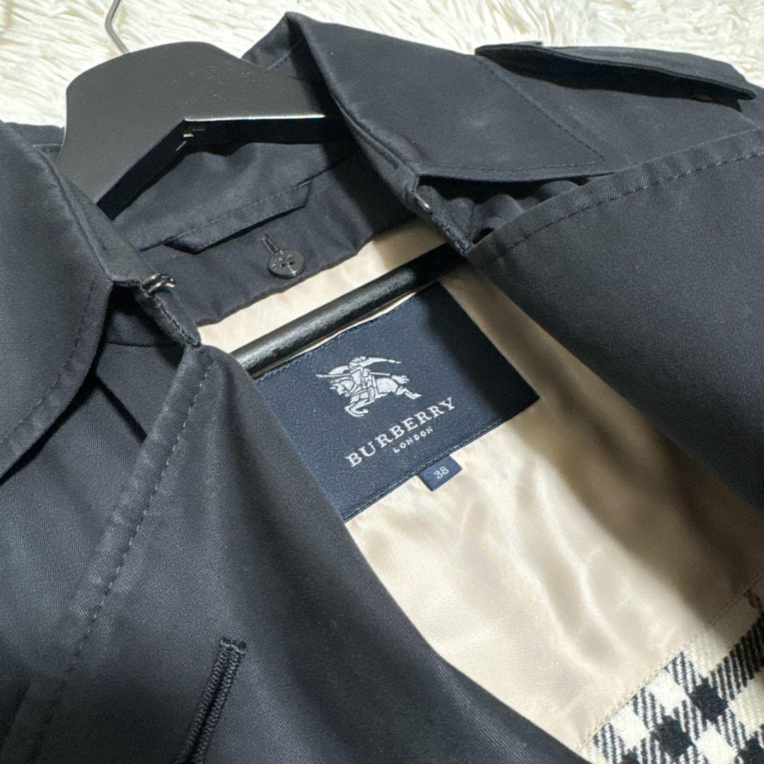 希少！ 人気✨ バーバリーロンドン トレンチコート ライナー付き 黒 38号