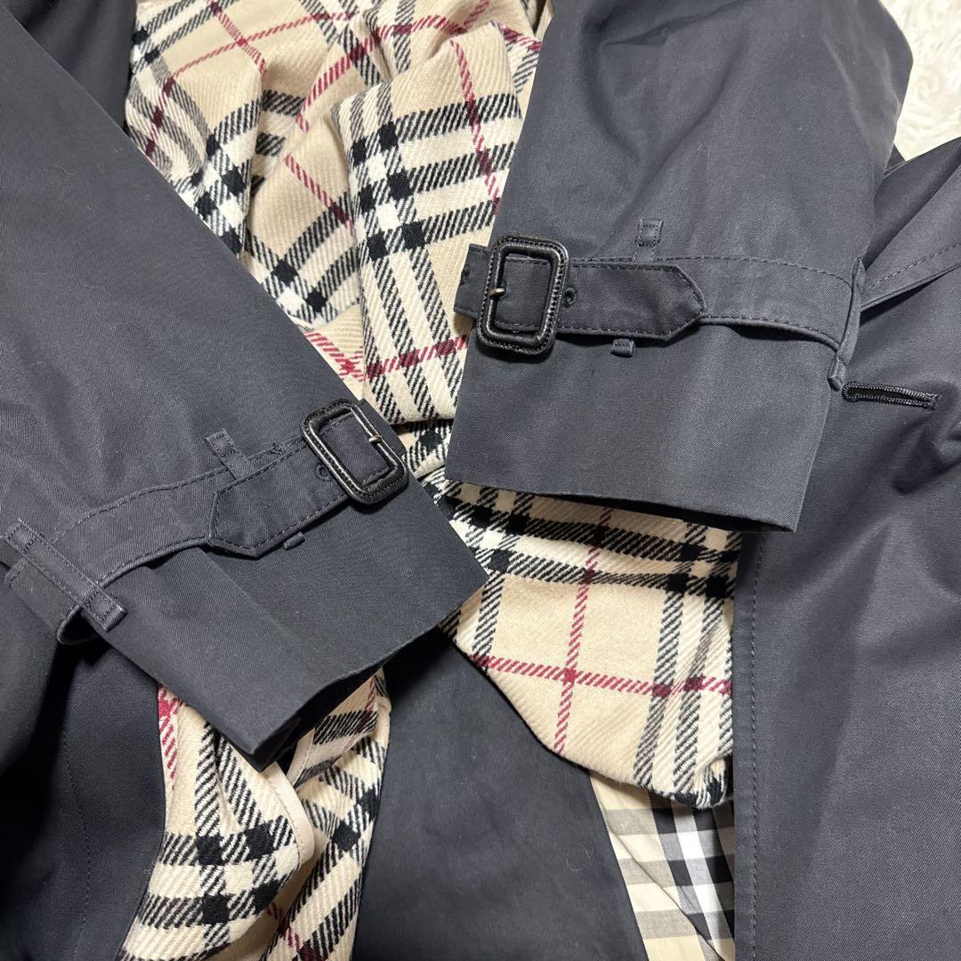 希少！ 人気✨ バーバリーロンドン トレンチコート ライナー付き 黒 38号