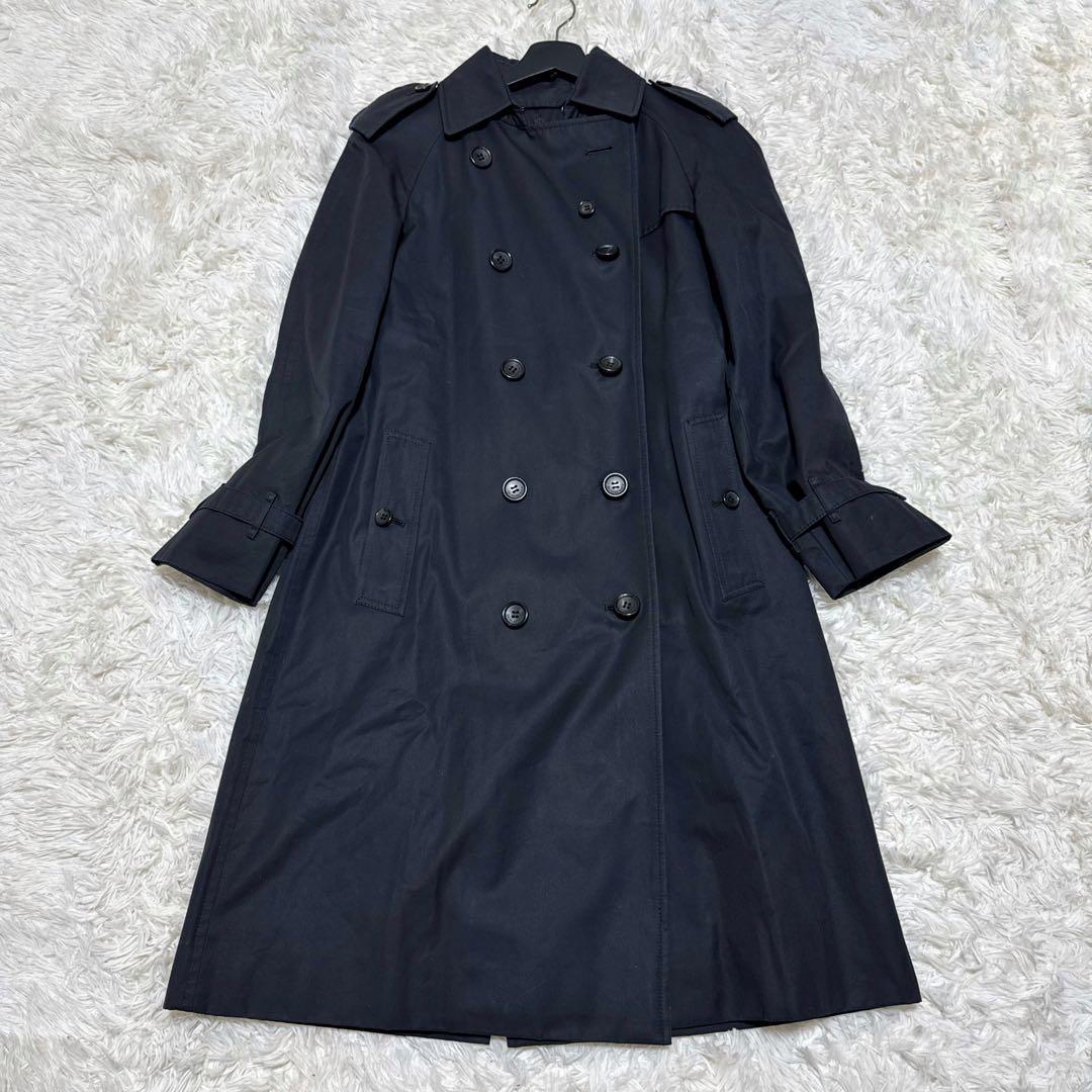 希少！ 人気✨ バーバリーロンドン トレンチコート ライナー付き 黒 38号