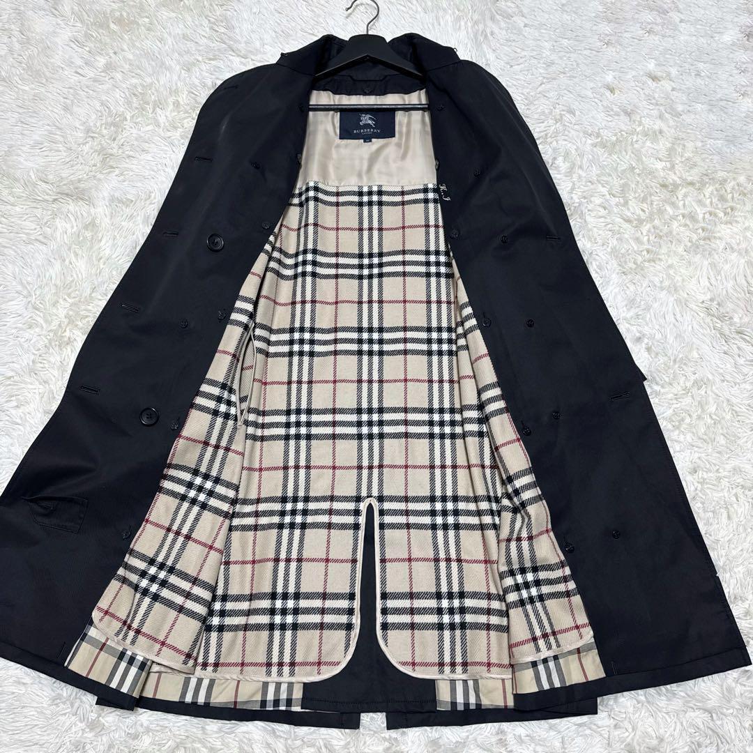 希少！ 人気✨ バーバリーロンドン トレンチコート ライナー付き 黒 38号