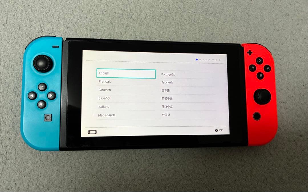 Nintendo Switch 本体 赤/青 付属品完備