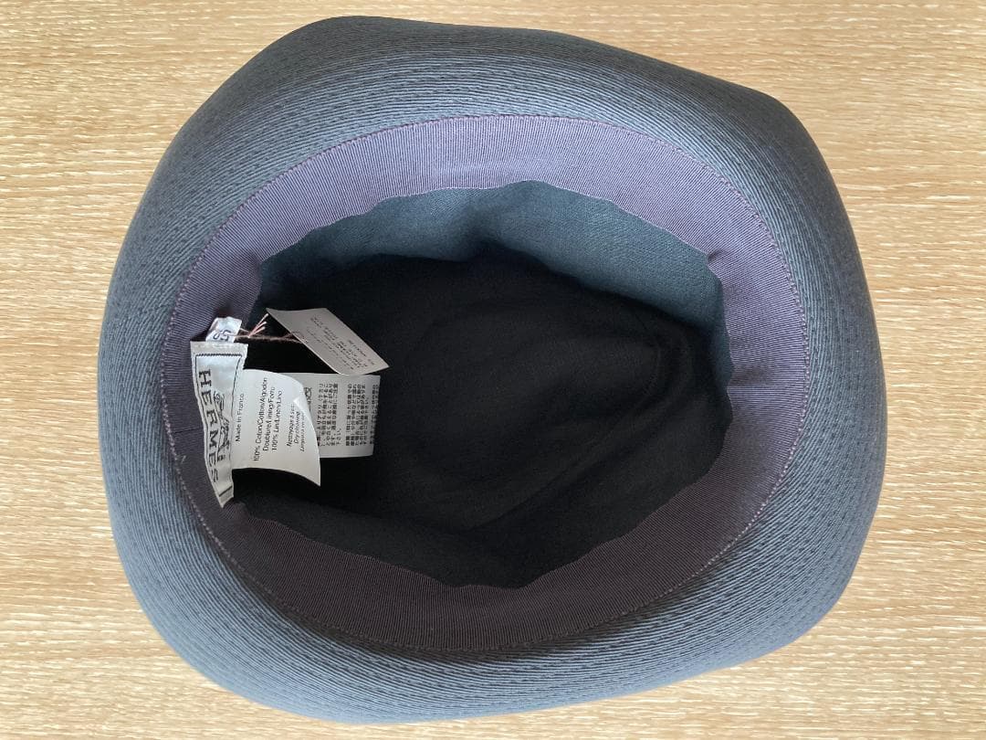 エルメス コットン×リネン ハット