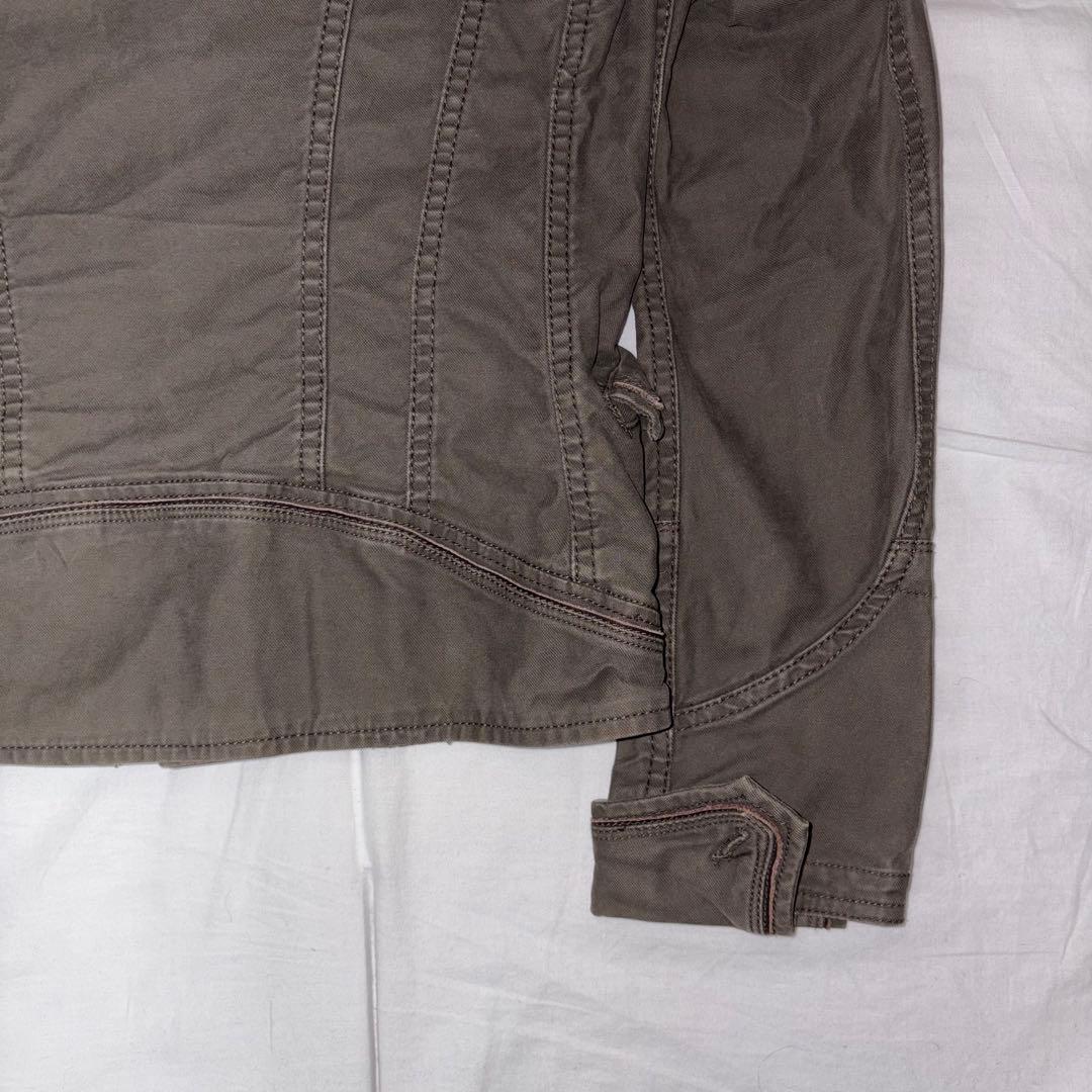 G.O.A カーキ　ジャケット　ナポレオンジャケット　ミリタリージャケッ Y2K