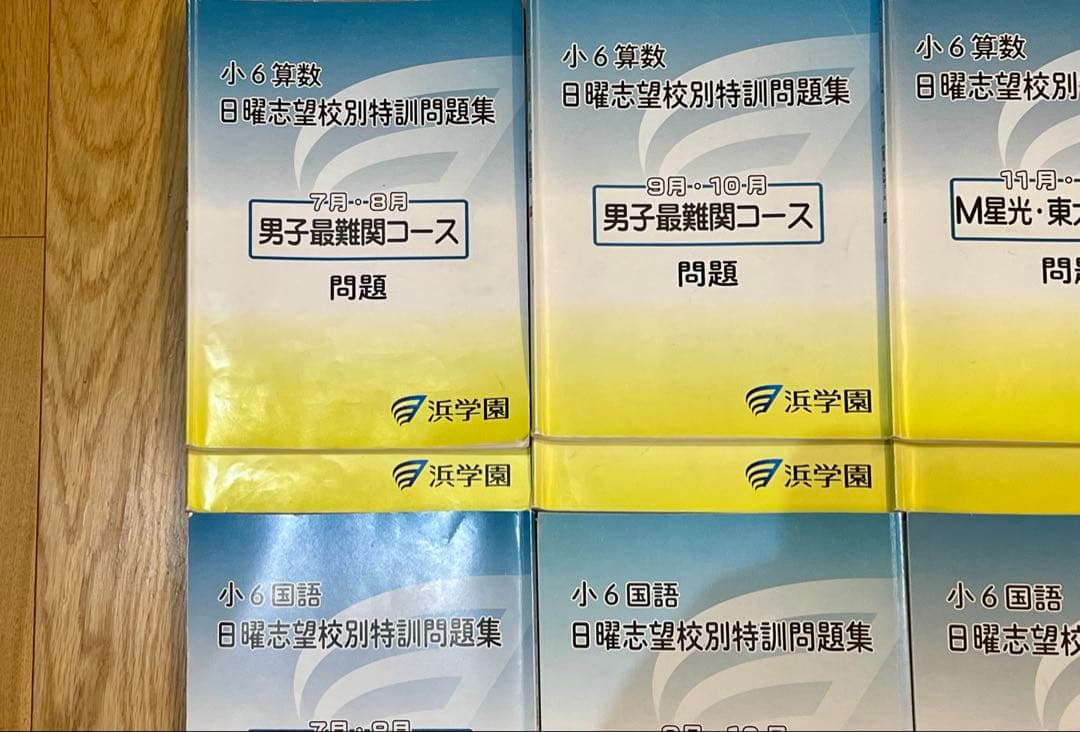 シンプル　浜学園 日曜志望校別特訓 男子最難関・M星光東大寺コース