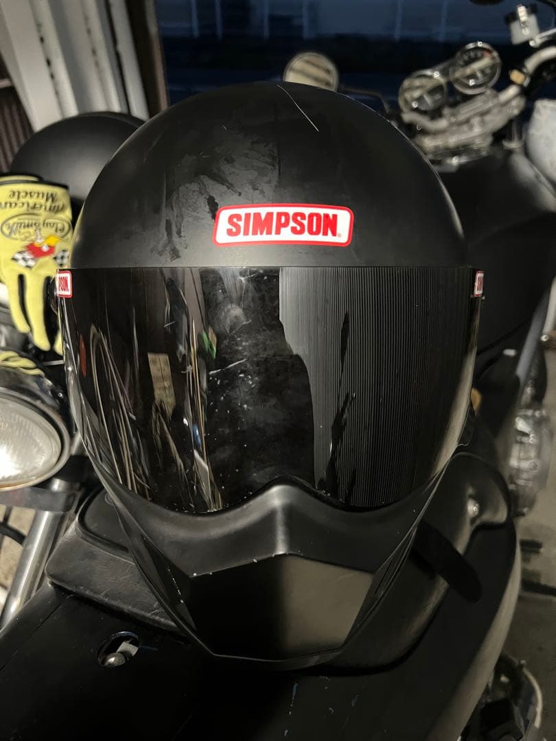 SIMPSON フルフェイスヘルメット ブラック