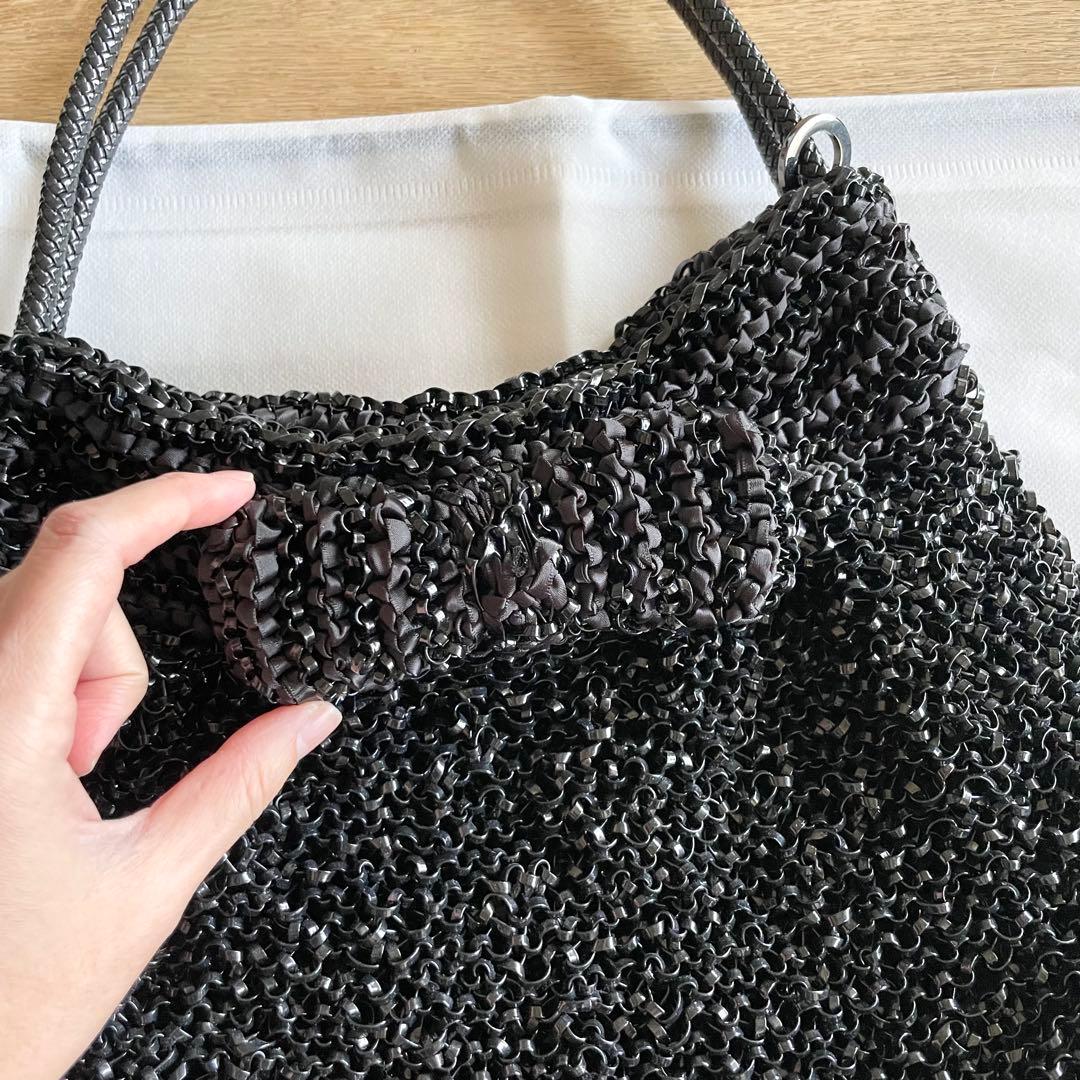 ANTEPRIMA デコラティーヴォ ブラック　リボン網込み