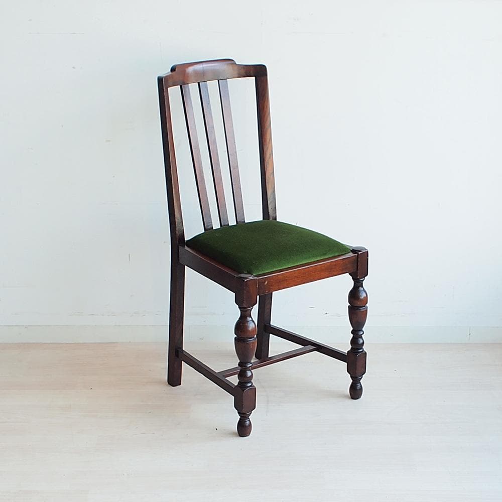 英国アンティーク バルボスレッグのダイニングチェア B オーク材 イギリス