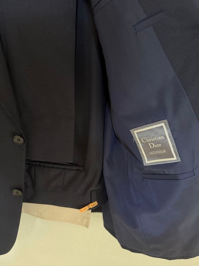 【お値下げ中】Dior MONSIEUR スーツ ネイビー AB6 裾幅補正