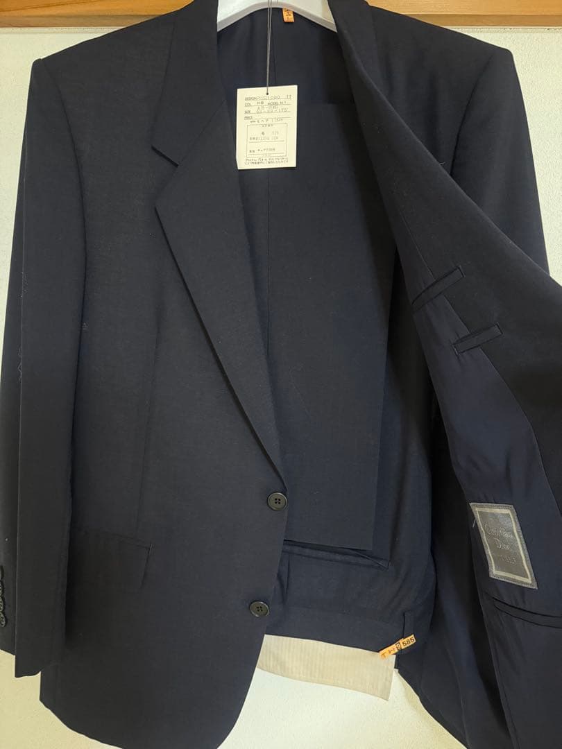 【お値下げ中】Dior MONSIEUR スーツ ネイビー AB6 裾幅補正