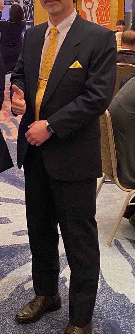 【お値下げ中】Dior MONSIEUR スーツ ネイビー AB6 裾幅補正