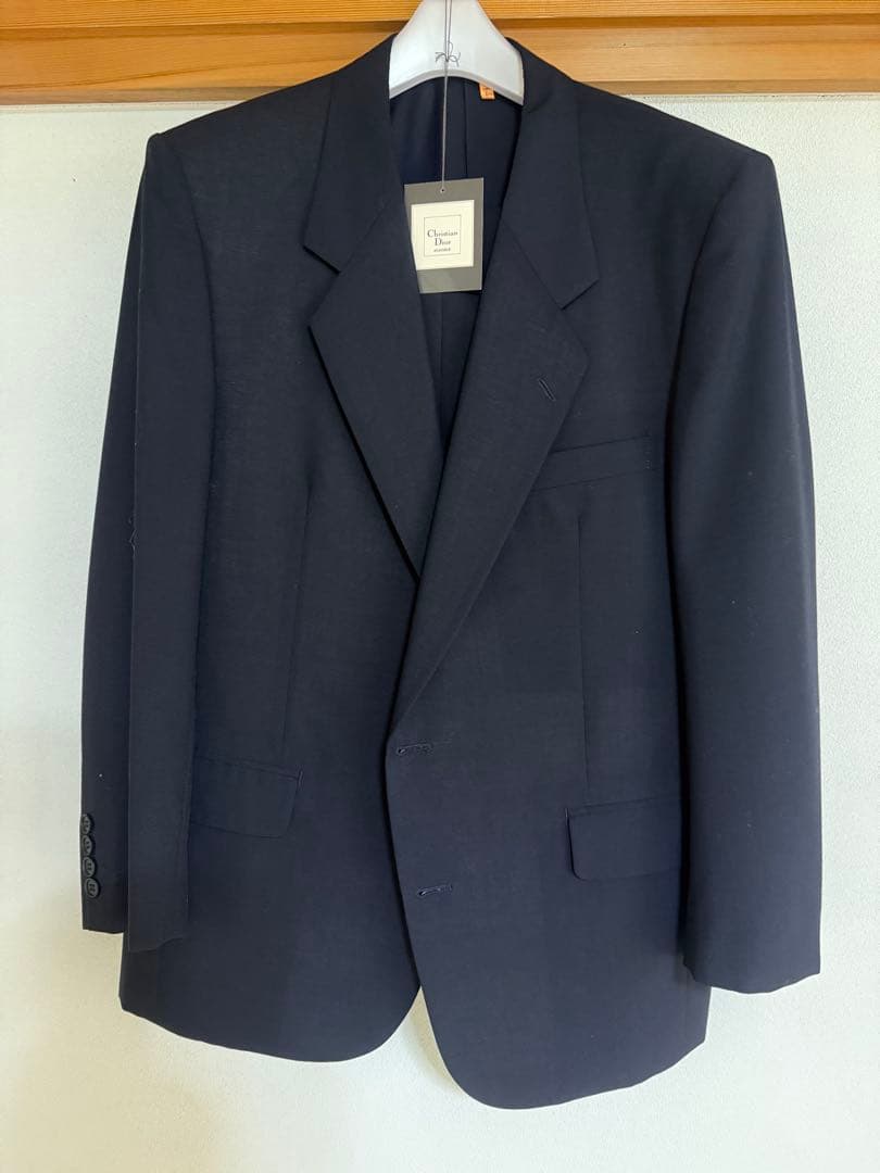 【お値下げ中】Dior MONSIEUR スーツ ネイビー AB6 裾幅補正