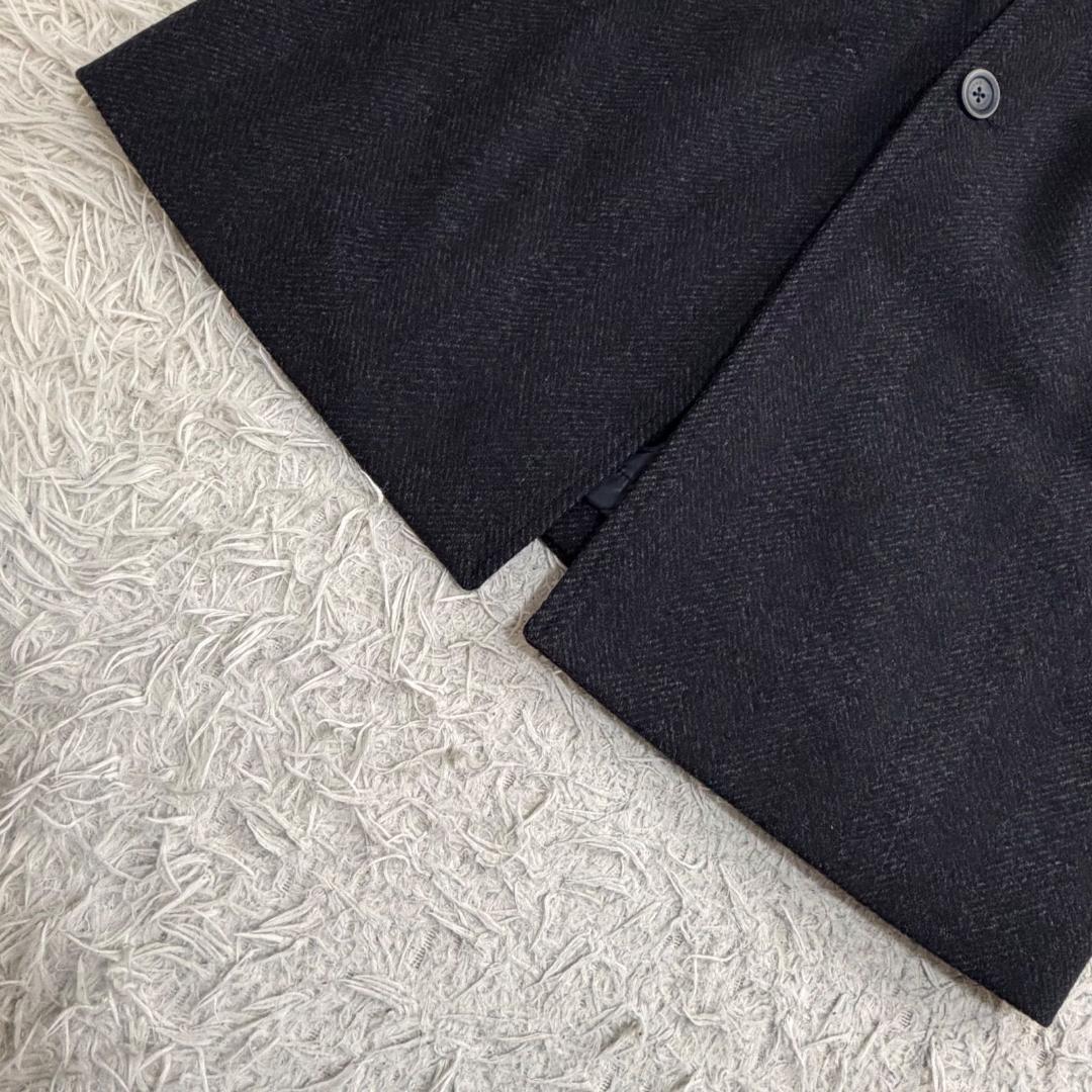 16798✨ヘルノ チェスターコート ヘリンボーン ツイード 50 LL