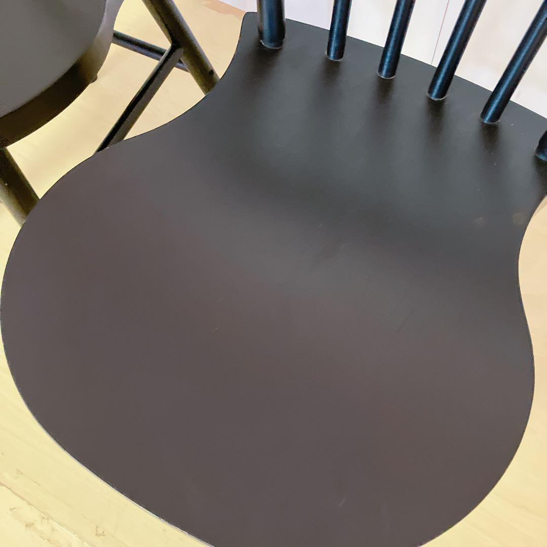 IKEA イケア　木製ダイニングチェア　ノッラリード　ウィンザーチェア　2脚
