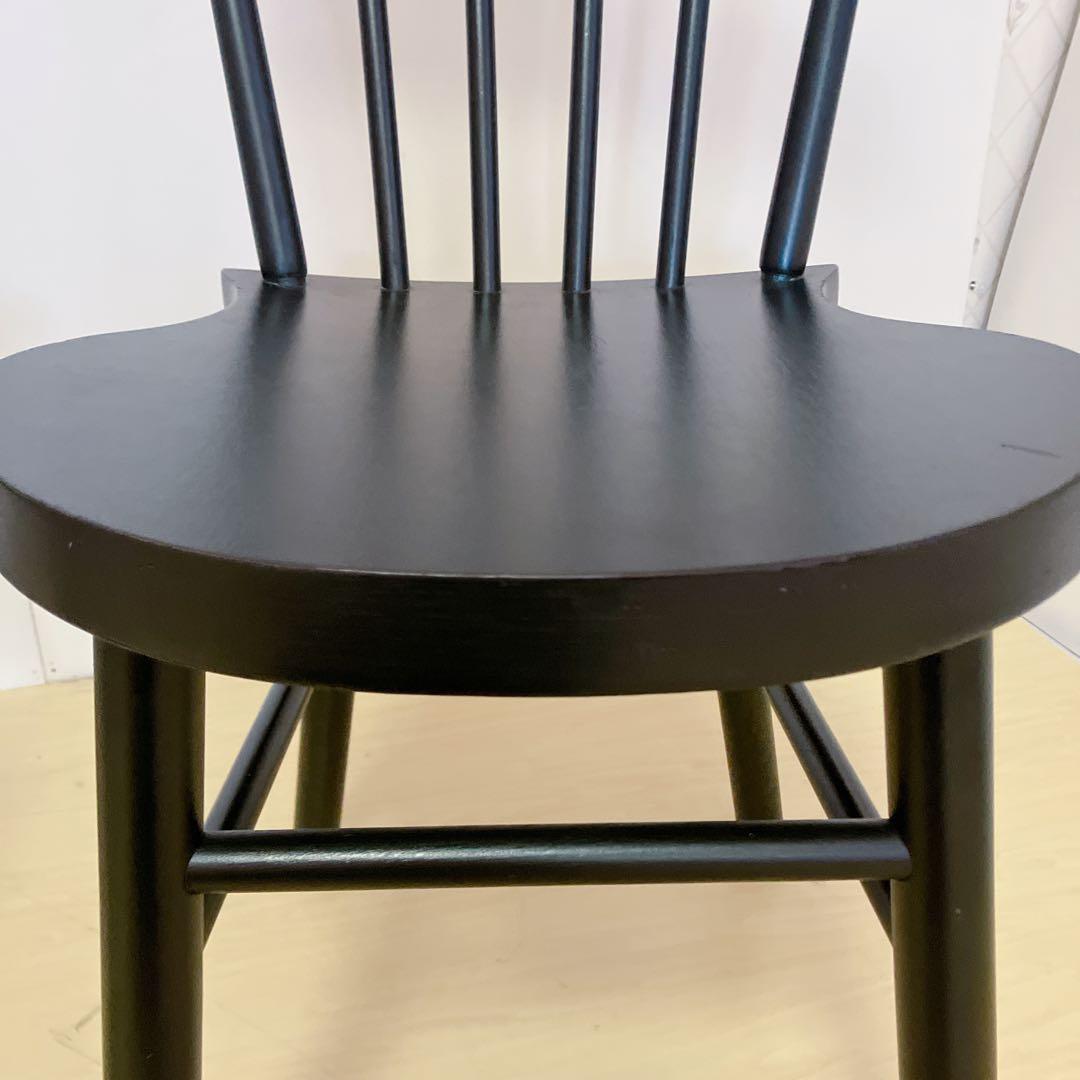 IKEA イケア　木製ダイニングチェア　ノッラリード　ウィンザーチェア　2脚