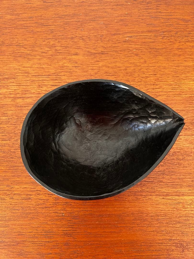 三谷龍二　片口　黒漆器