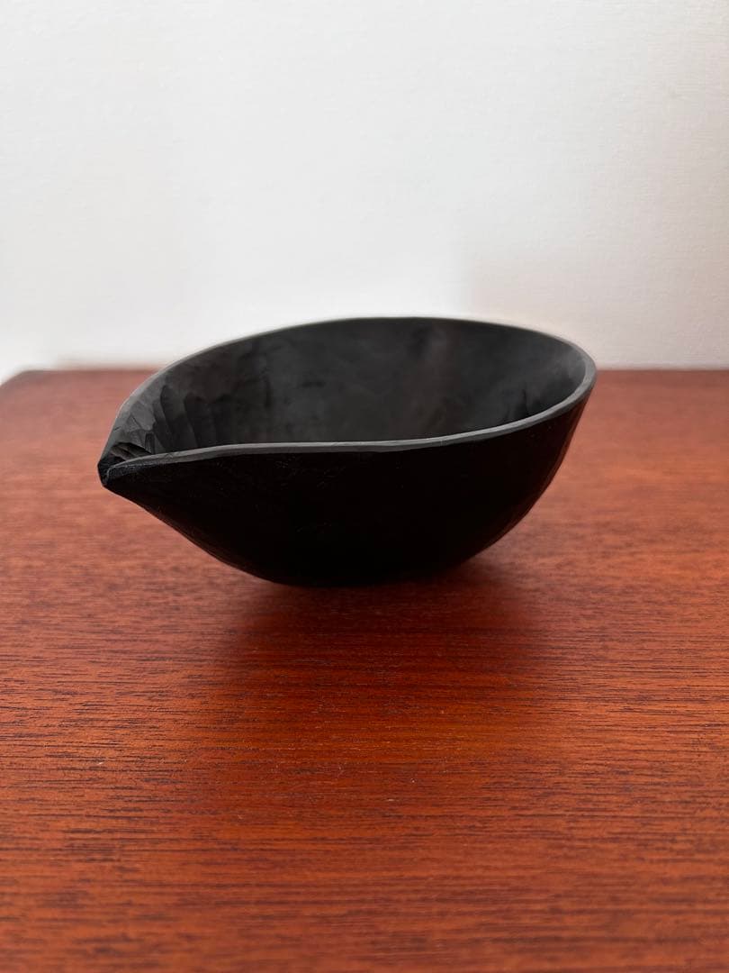 三谷龍二　片口　黒漆器