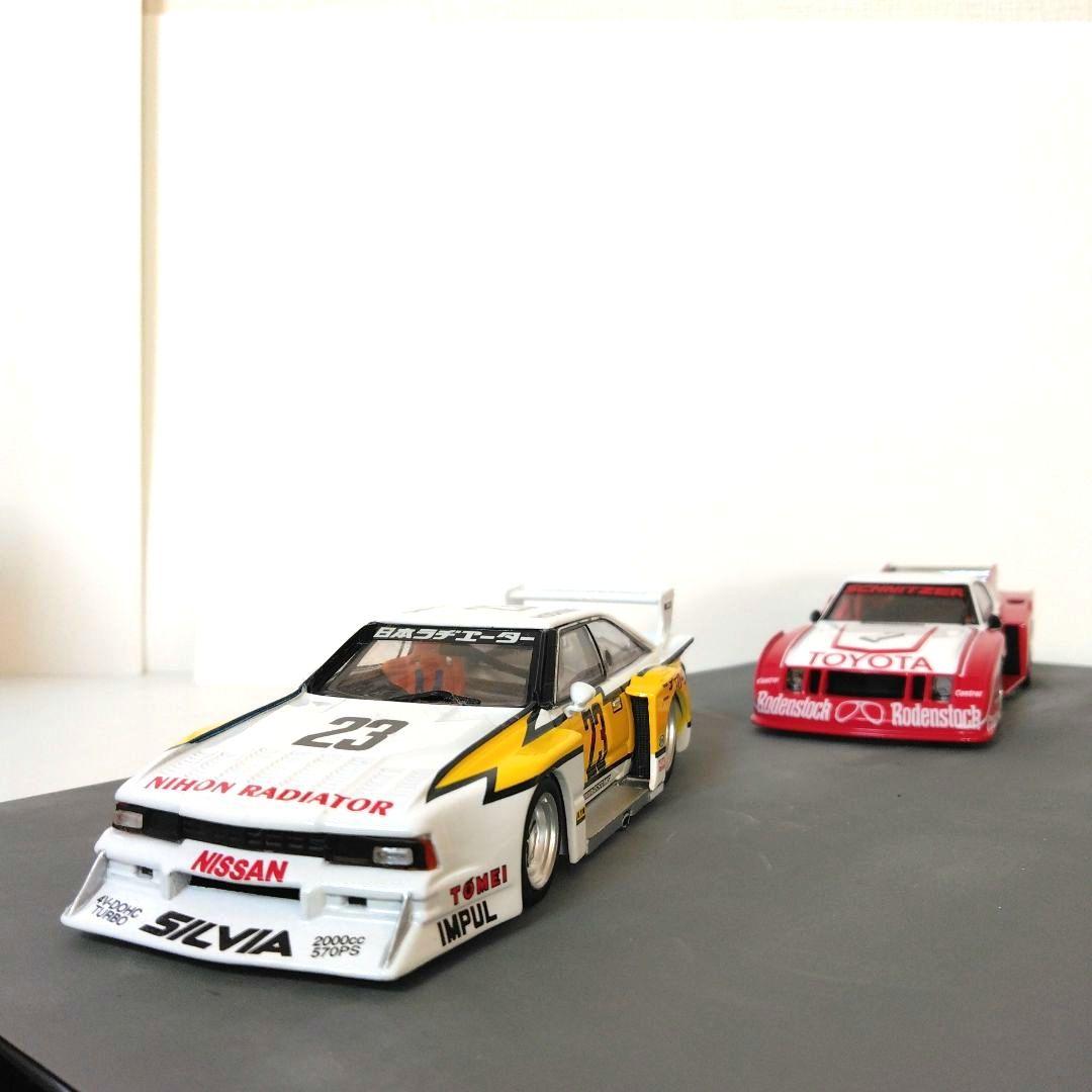 EBBRO 1/43 日産シルビア & トヨタセリカGr5 ミニカー