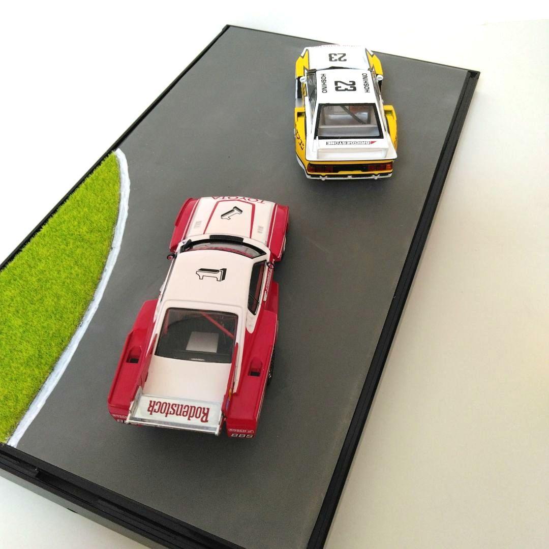 EBBRO 1/43 日産シルビア & トヨタセリカGr5 ミニカー