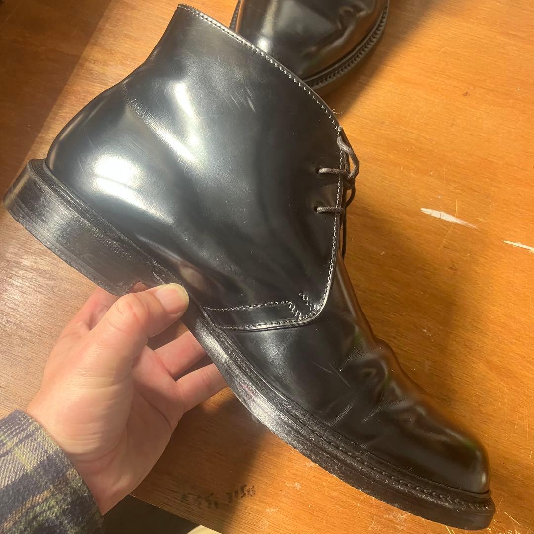 美品　ジョンストン&マーフィー　コードバン　LS43 チャッカブーツ　オールデン