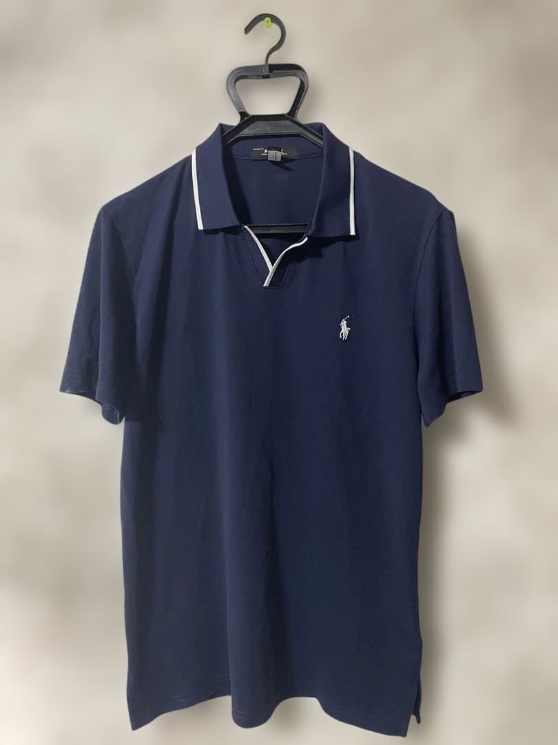 ラルフローレン　ポロシャツ　ネイビー　M