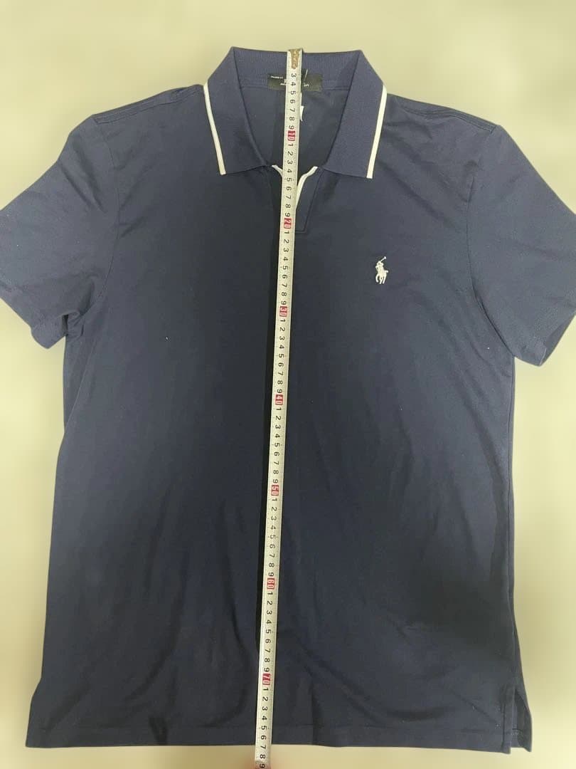 ラルフローレン　ポロシャツ　ネイビー　M