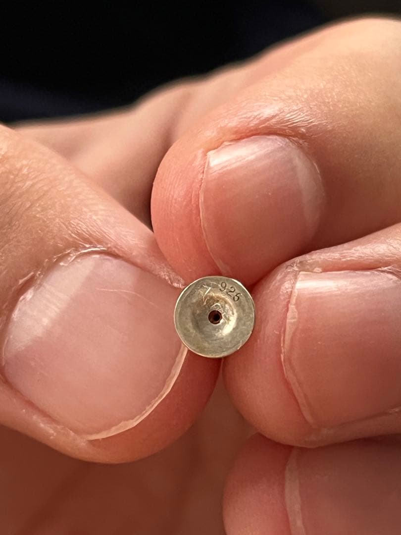 クロムハーツ 1ダイヤ シルバーピアス