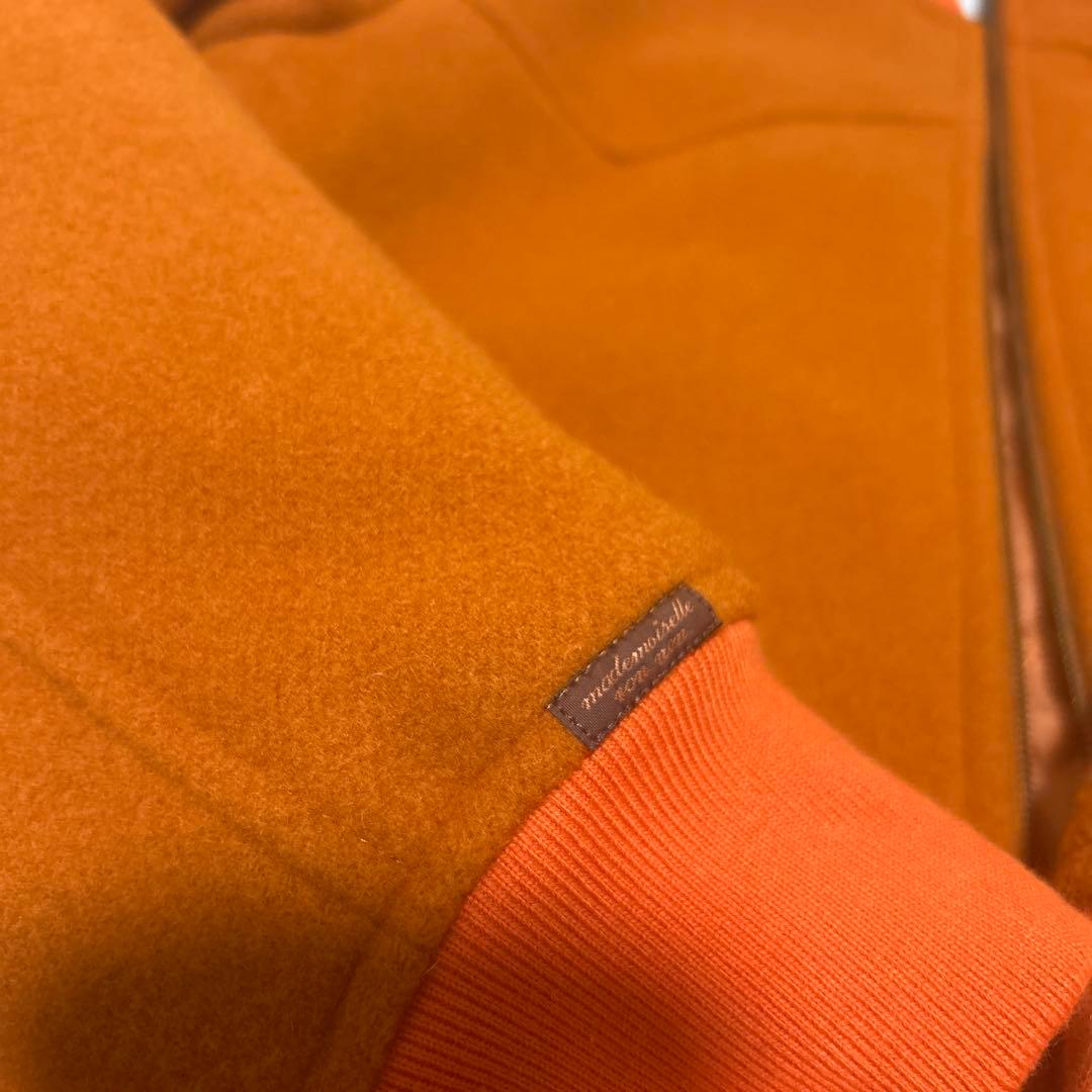 Mademoiselle non non /ワッペン付きウール スタジャン日本製