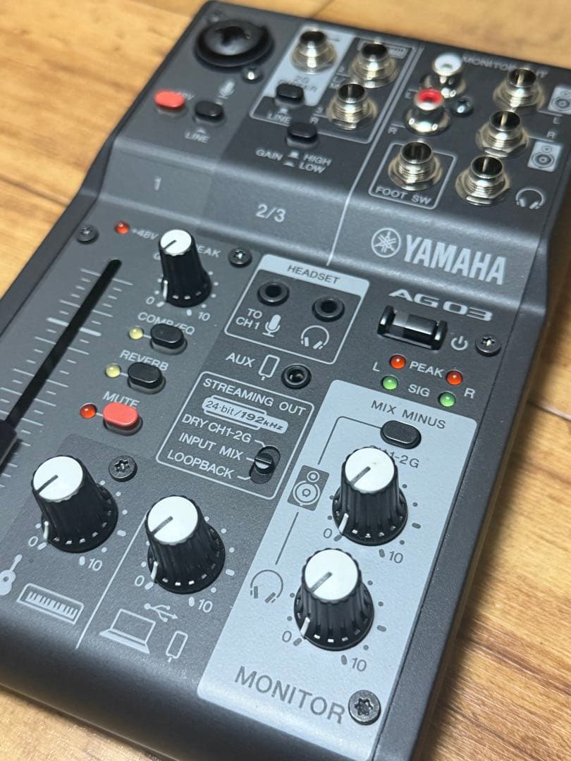 YAMAHA AG03 MK2ライブストリーミングミキサー
