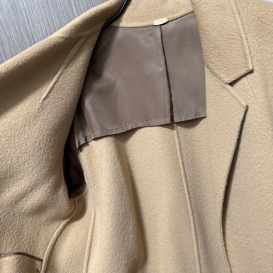 victorianシャギーコート キャメル