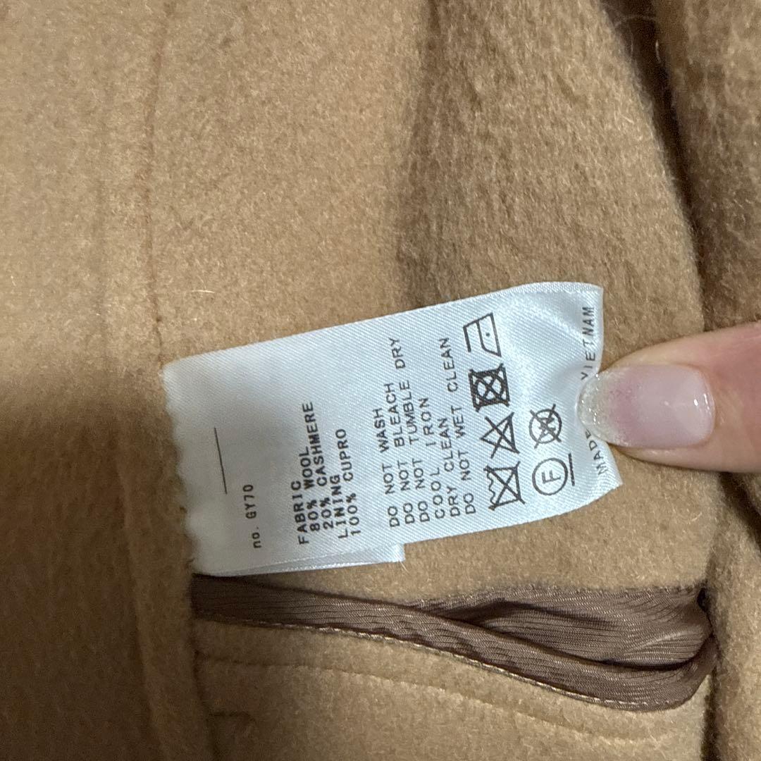 victorianシャギーコート キャメル