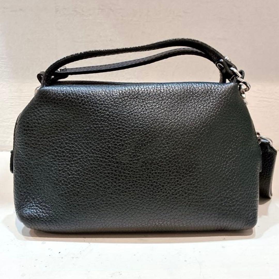 【美品】GIANNI CHIARINI アリファ S ショルダーバッグ　黒