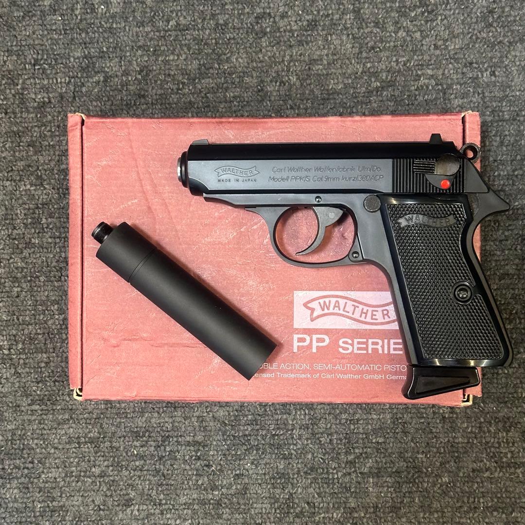 マルゼン Walther PPK/S ガスガン サプレッサー付き