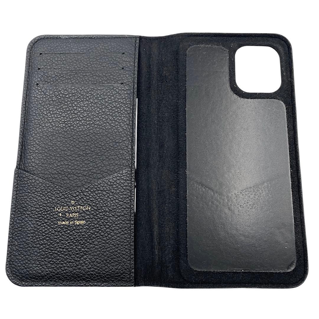 【美品】ルイヴィトン　iPhone 11 ケース アンプラント　黒　ブラック