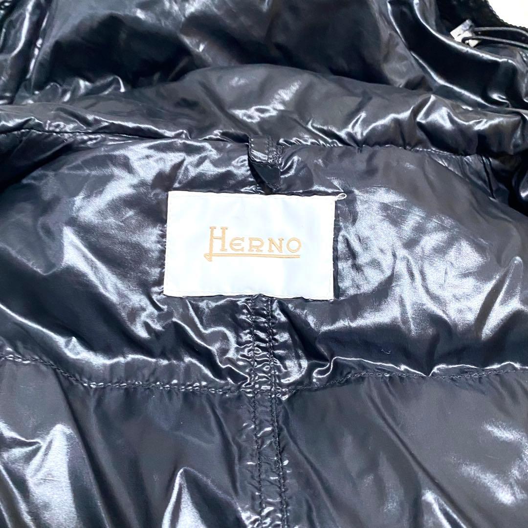 極美品✨HERNO ダウンベスト ブラック ヘルノ レディース 42