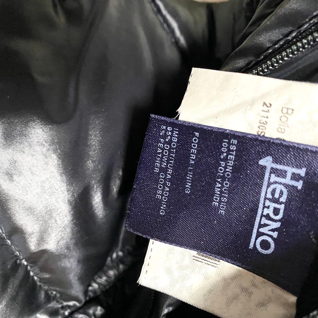 極美品✨HERNO ダウンベスト ブラック ヘルノ レディース 42