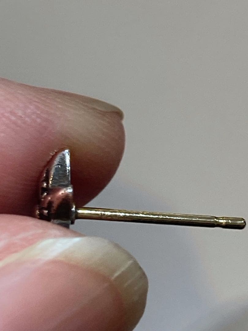 ChromeHearsクロムハーツ タイニースター ピアスオールドクロム90年代