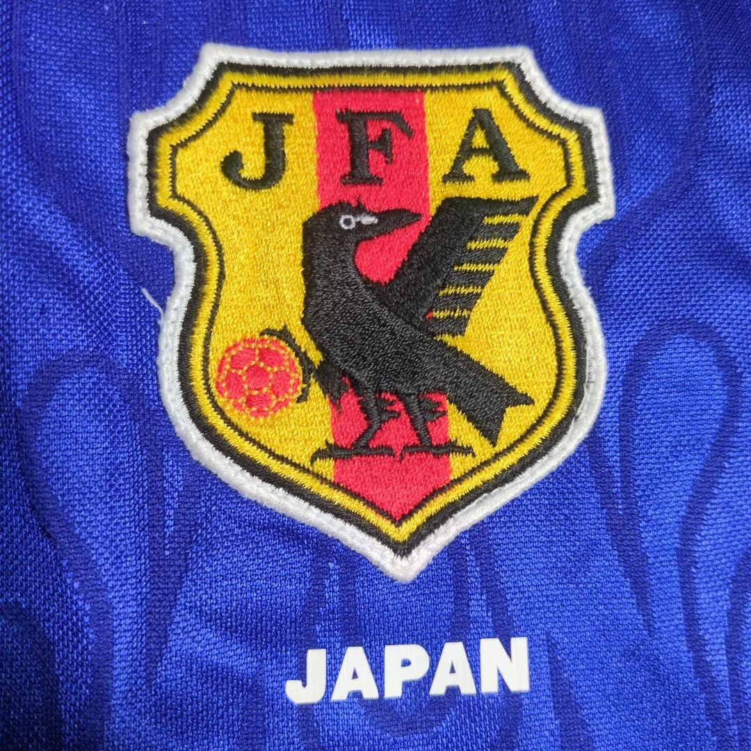 日本代表 1998 ホーム 炎 ユニフォーム 三浦知良 アシックス正規品Оサイズ
