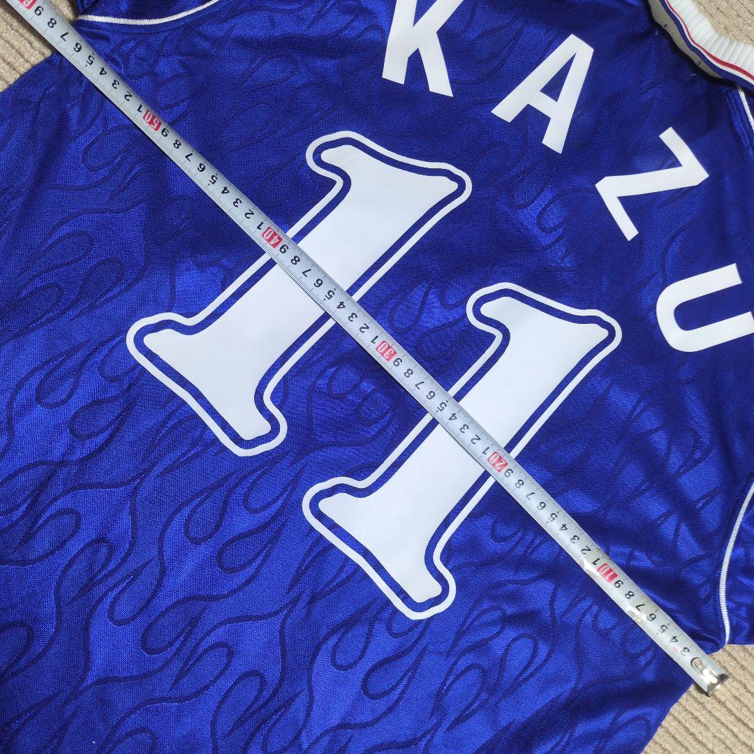 日本代表 1998 ホーム 炎 ユニフォーム 三浦知良 アシックス正規品Оサイズ