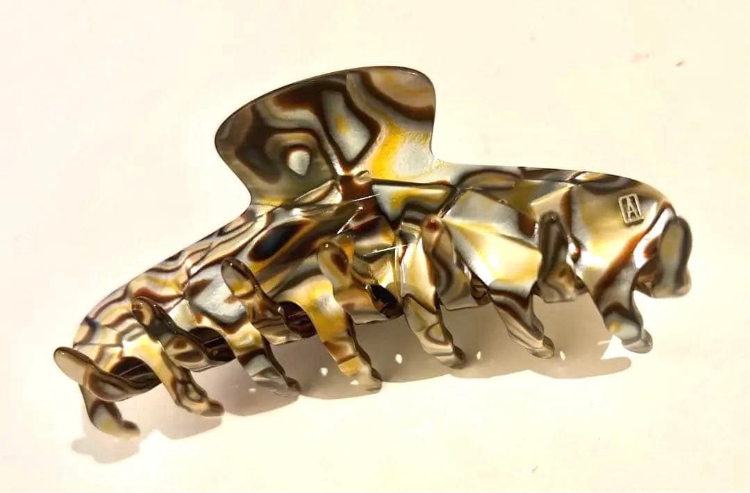 アレクサンドルドゥパリ ヘアクリップ(L) ヘアアクセサリー オニキス