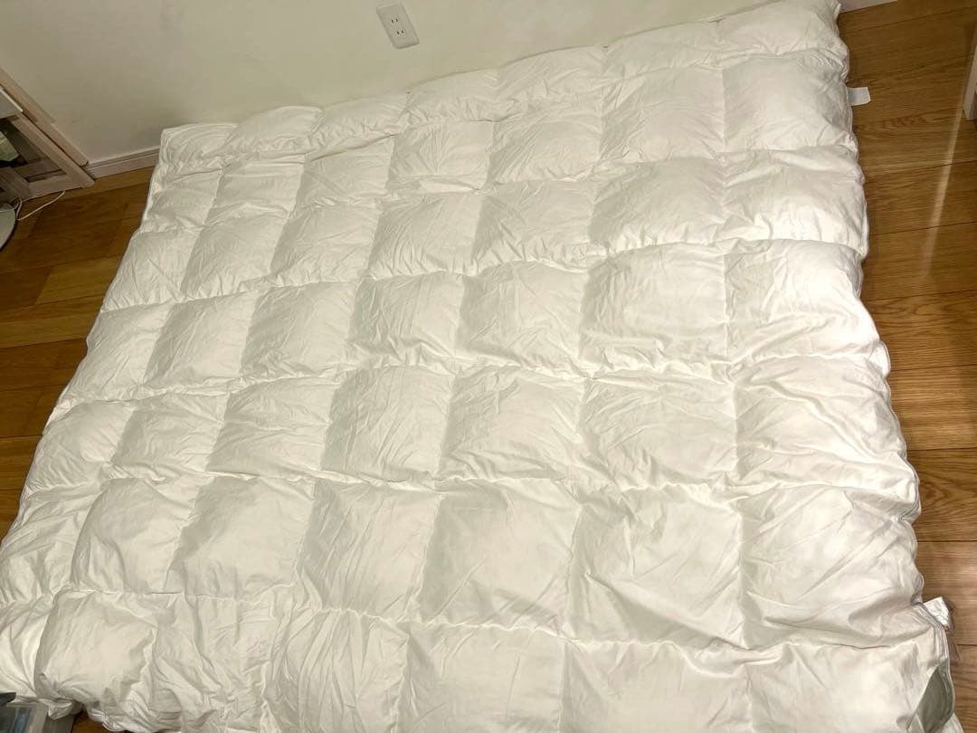 DIAMOND ハンガリー グースダウン2枚合わせセット ダブル　超長綿100%