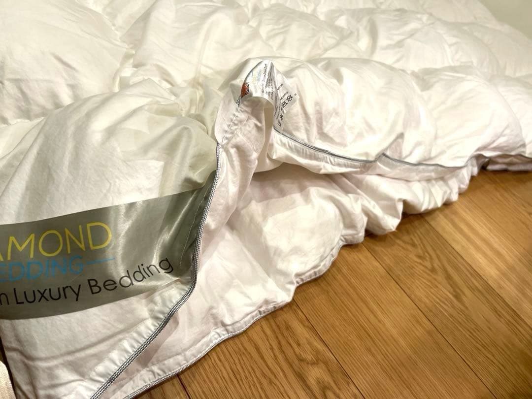DIAMOND ハンガリー グースダウン2枚合わせセット ダブル　超長綿100%
