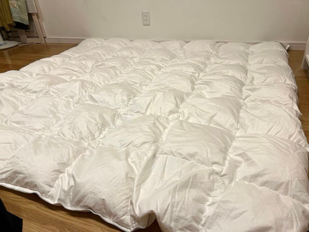 DIAMOND ハンガリー グースダウン2枚合わせセット ダブル　超長綿100%