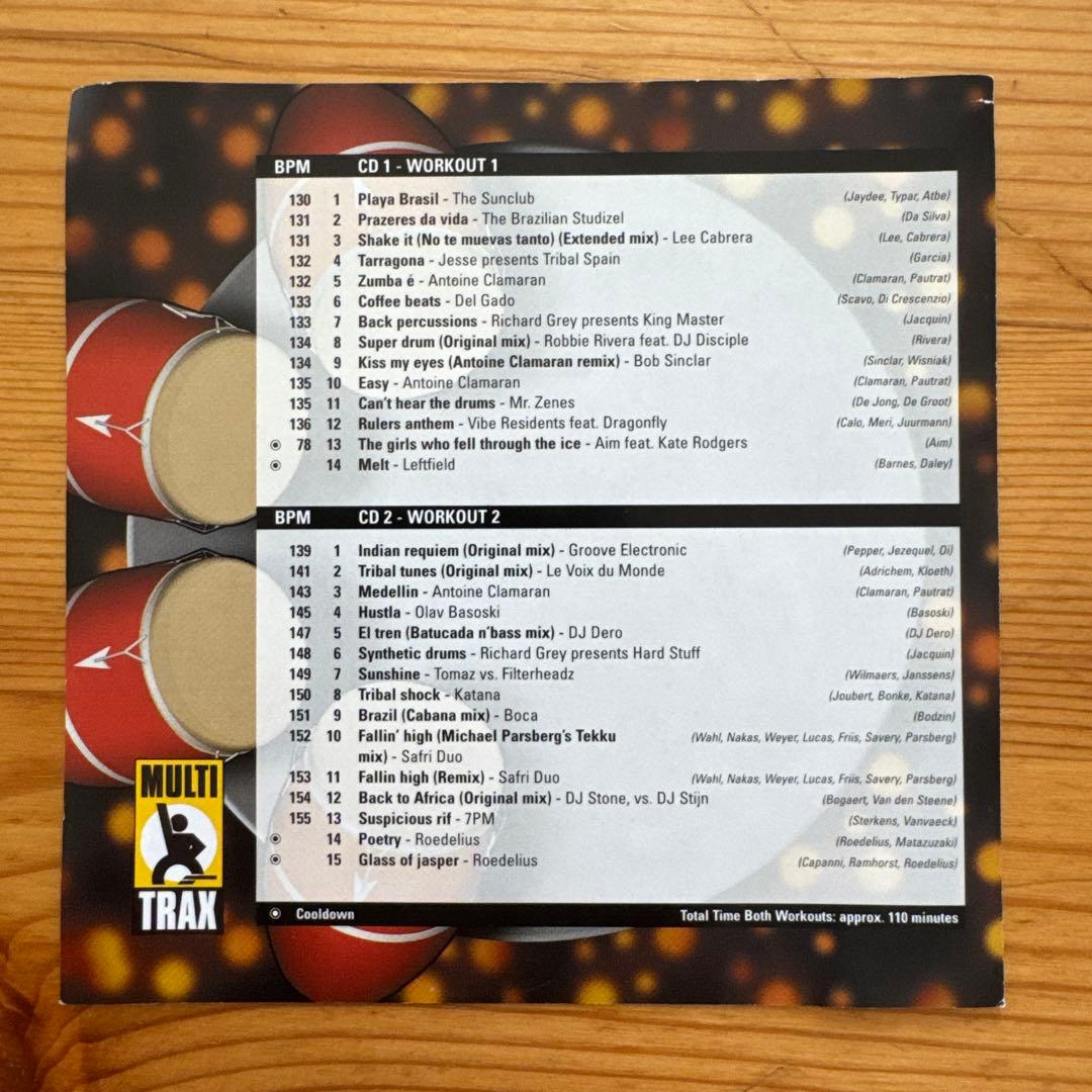 【フィットネスCD】Multitrax CD バラエティー8枚セット