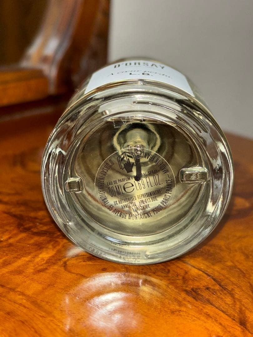 D'ORSAY À cœur perdu. L.B. 香水ドルセー